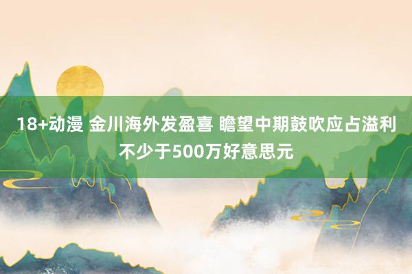 18+动漫 金川海外发盈喜 瞻望中期鼓吹应占溢利不少于500万好意思元